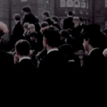 students gathered outdoors